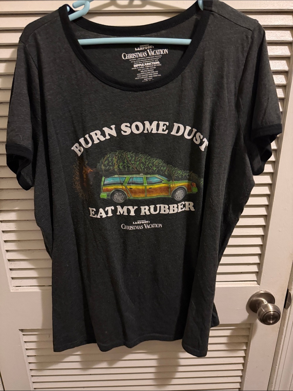 Ripple Junction Black National Lampoon's Christmas Vacation Graphic Tee